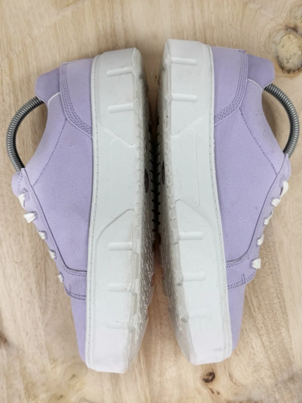 Timberland Laurel Court Low Lace Up Canvas Sneakers Lilac‎ Purple Women 9.5
